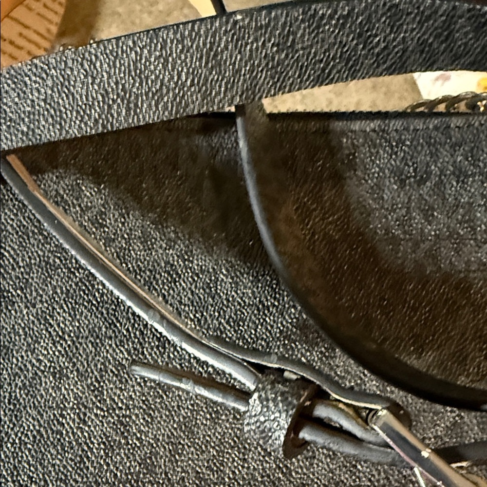 Michael Kors Black Belt Bag with Silver Chain Accent - Picture 2 of 12
